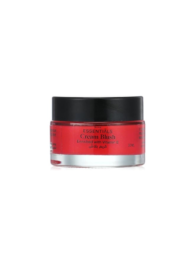 ESSENTIALS Cream Blush Enriched With Vitamin E Candy Rose 1 