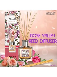 AREON Home fragrance Air Freshener, Home Perfume Sticks, Rose Valley Reed Diffuser Purple 50ml - pnsku/N42623657A/45/_/1732979031/5407da7d-8410-4a5a-a9a7-e89c9f776bba