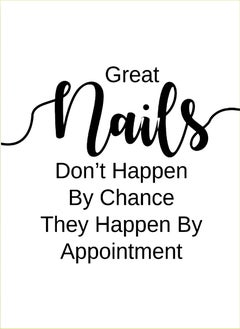 DECOREK Nail Polish Printed Canvas Painting Black 57 x 71 x 4.5cm  - Image 1