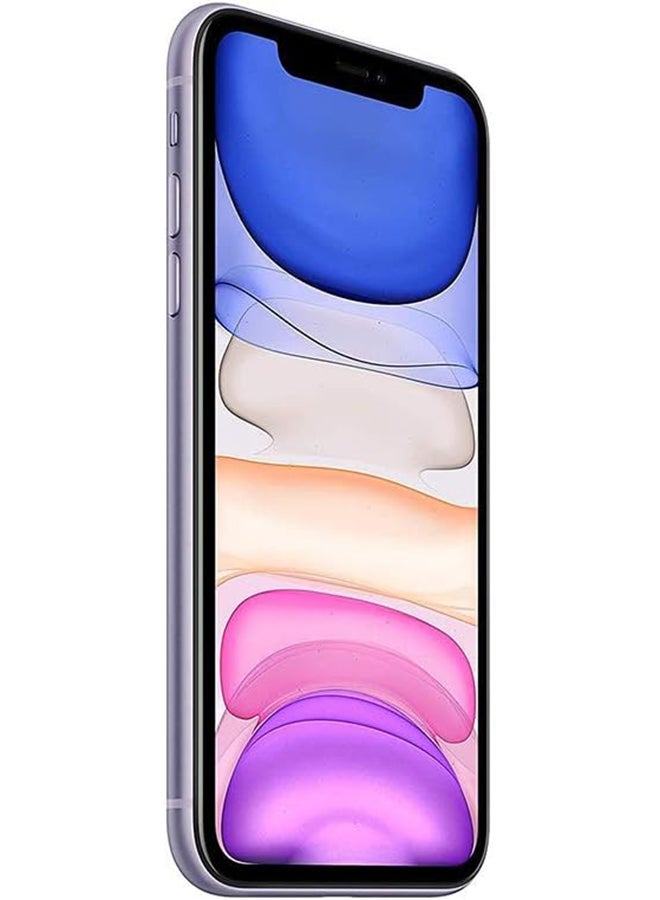 Apple - Renewed - iPhone 11 128GB Purple 4G - International Version - Image 1