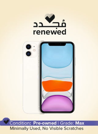 Renewed - iPhone 11 128GB White 4G - International Version - pnsku/N42631121A/45/_/1750654896/7194027d-7560-41cf-990f-260b37cf3dbb