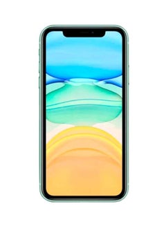 أبل مُجدد - هاتف آيفون 11 بذاكرة داخلية سعة 128 جيجابايت يدعم تقنية 4G LTE (عبوة تغليف رفيعة - إصدار 2020) بلون أخضر - النسخة العالمية  - Image 2