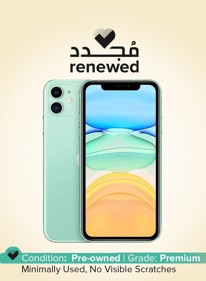 Apple - Renewed - iPhone 11 128GB Green 4G - International Version - Image 1