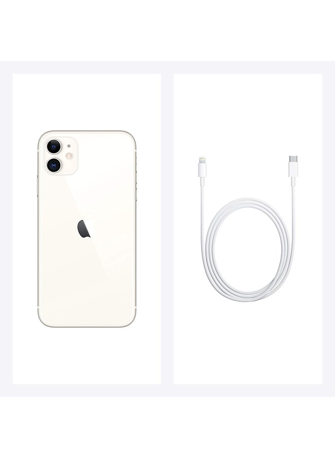 Apple - Renewed - iPhone 11 128GB White 4G - International Version - Image 1