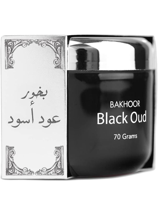 Hamidi Black Oud 100% Pure Oriental Bakhoor, Arabic Incense, Home Fragrances, Use With Burner Or Charcoal, Relax feeling, Refreshing, Use Every where Black/Silver 70grams - pnsku/N42632285A/45/_/1721711329/6a00cda1-959d-45c5-9f59-751362710925