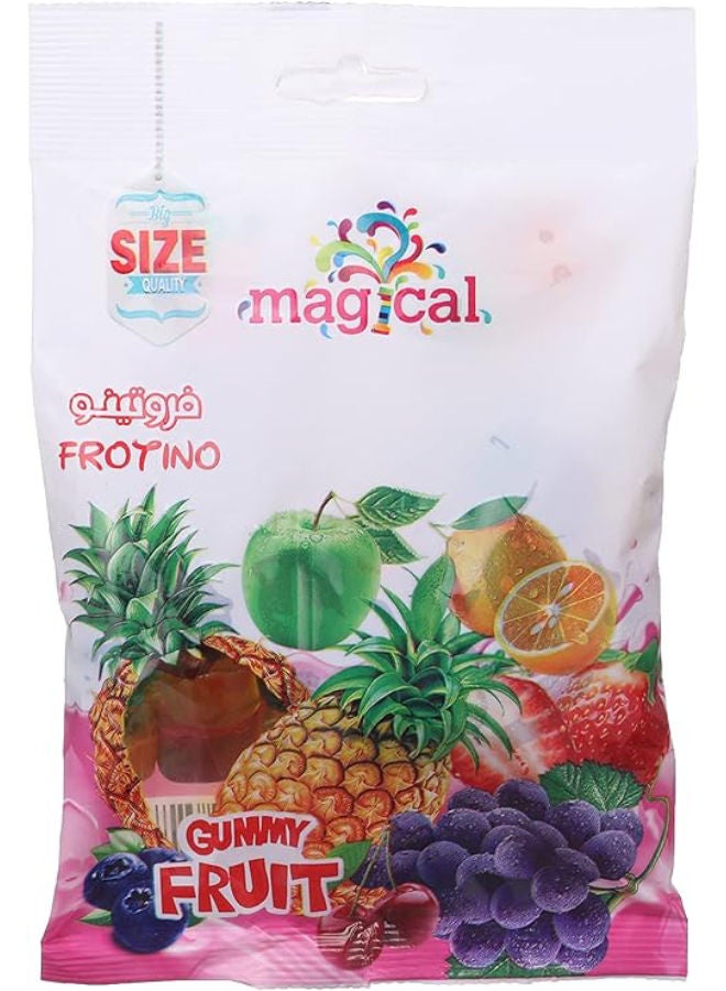 Magical Frotino Gummy Fruit Jelly Pouch 80grams  - Image 1