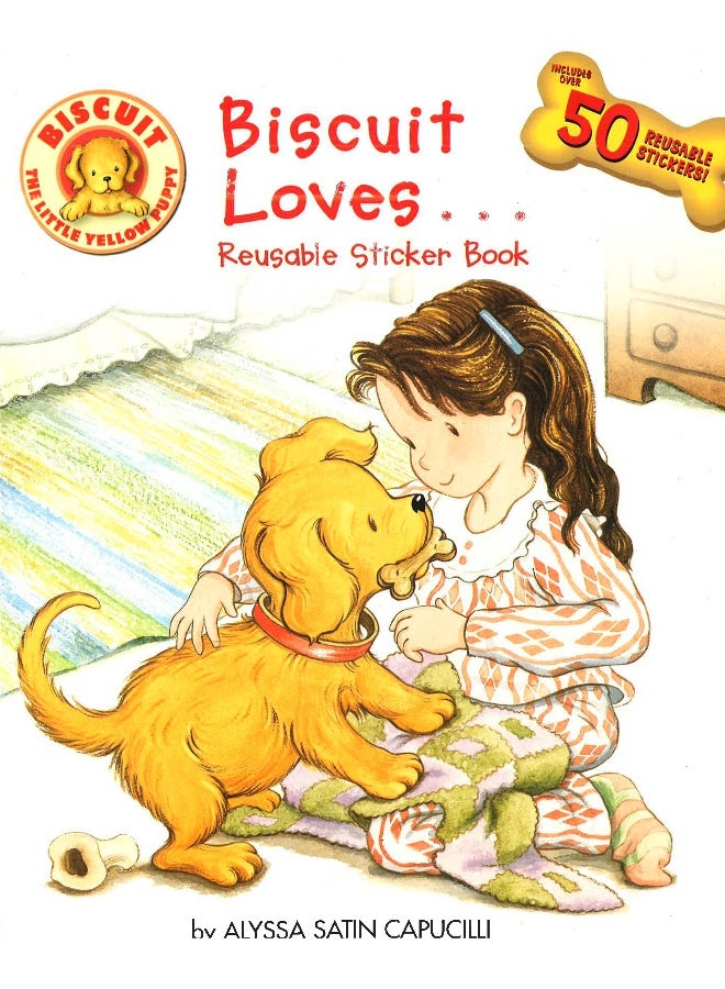 Biscuit Loves...Reusable Sticker Book Paperback English by Alyssa Satin Capucilli - Image 1