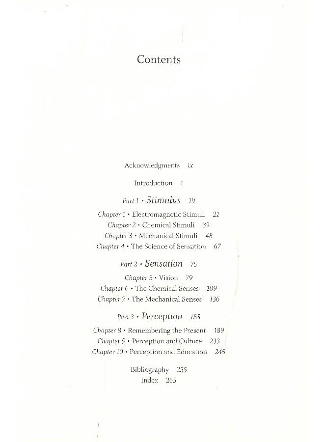 Tour Of The Senses: How Your Brain Interprets The World Hardcover English by John M. Henshaw - Image 3