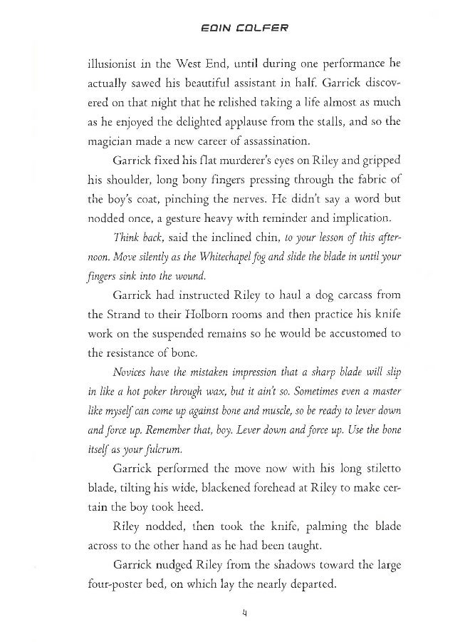 Eoin Colfer: Warp Book # 1: Reluctant Assassin Hardcover English by Eoin Colfer - Image 4
