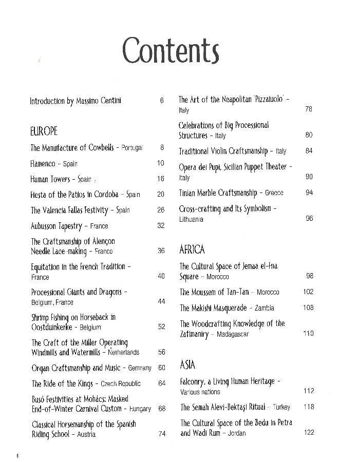 Unesco Intangible Cultural Heritage Hardcover English by Massimo Centini - Image 3