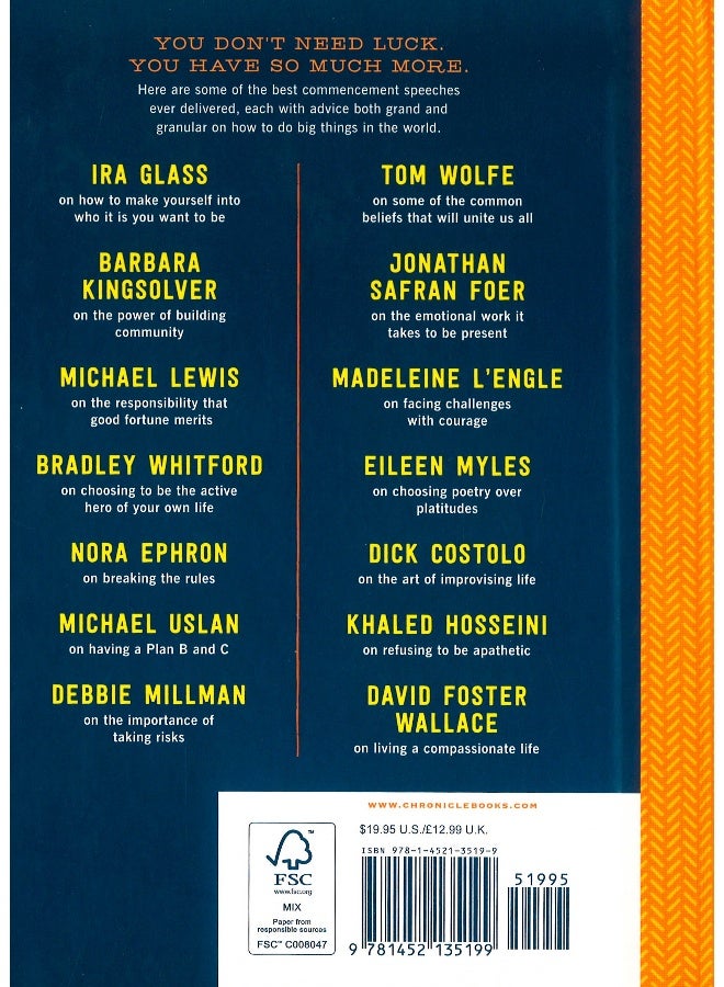 Way More Than Luck: Commencement Speeches - Chronicle Books Hardcover English by Chronicle Books - Image 2