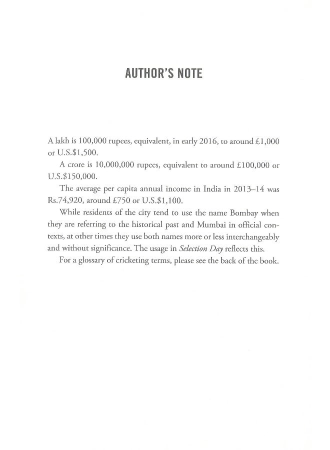 Selection Day Hardcover English by Adiga, Aravind - Image 3