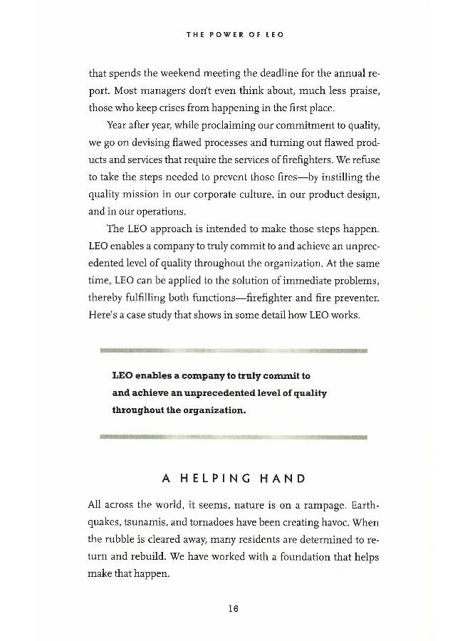 The Power Of Leo: The Revolutionary Process For Achieving Extraordinary Results Hardcover English by Subir Chowdhury - October 14, 2011 - Image 5