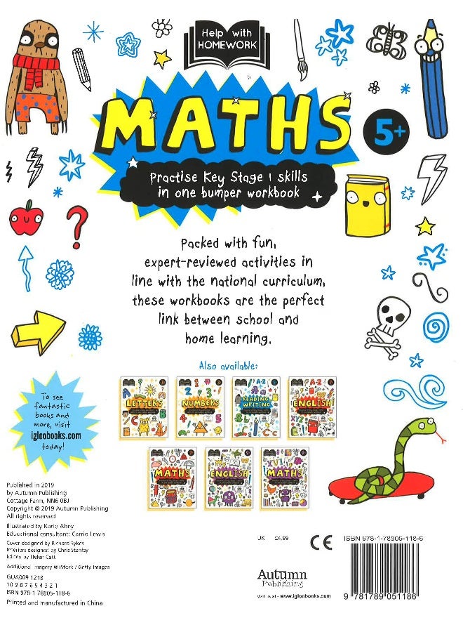 Help With Homework Maths: Practise All Key Stage 1 Skills In One Bumper Workbook Paperback English by Katie Abey - 21 Jan 2019 - Image 2