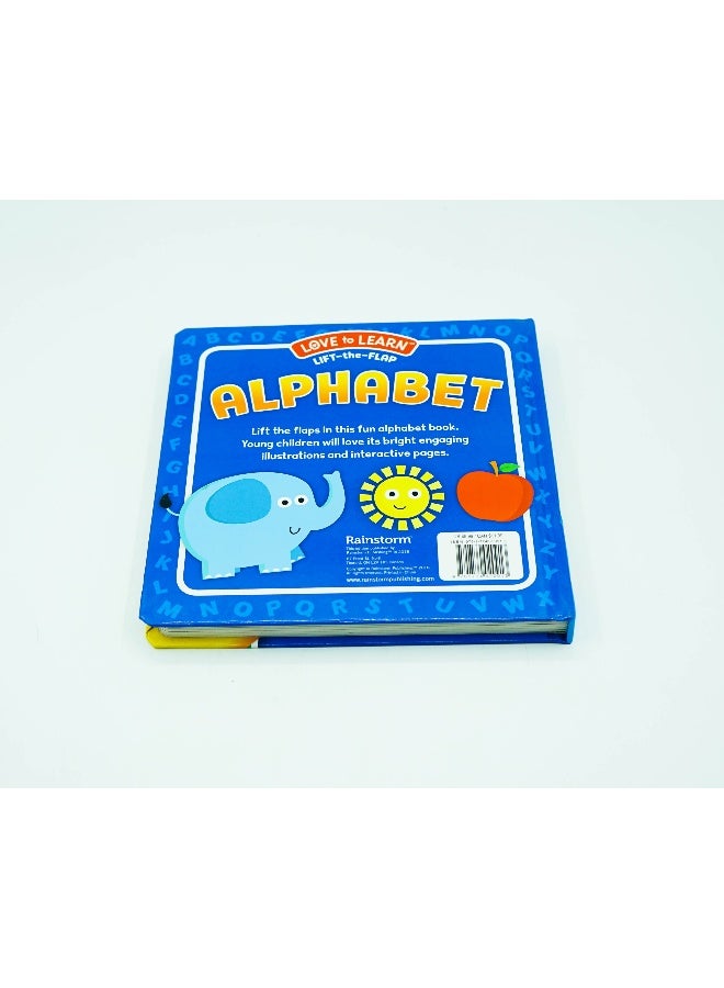 Lift The Flap Alphabet Board Book English by Rainstorm - Image 2