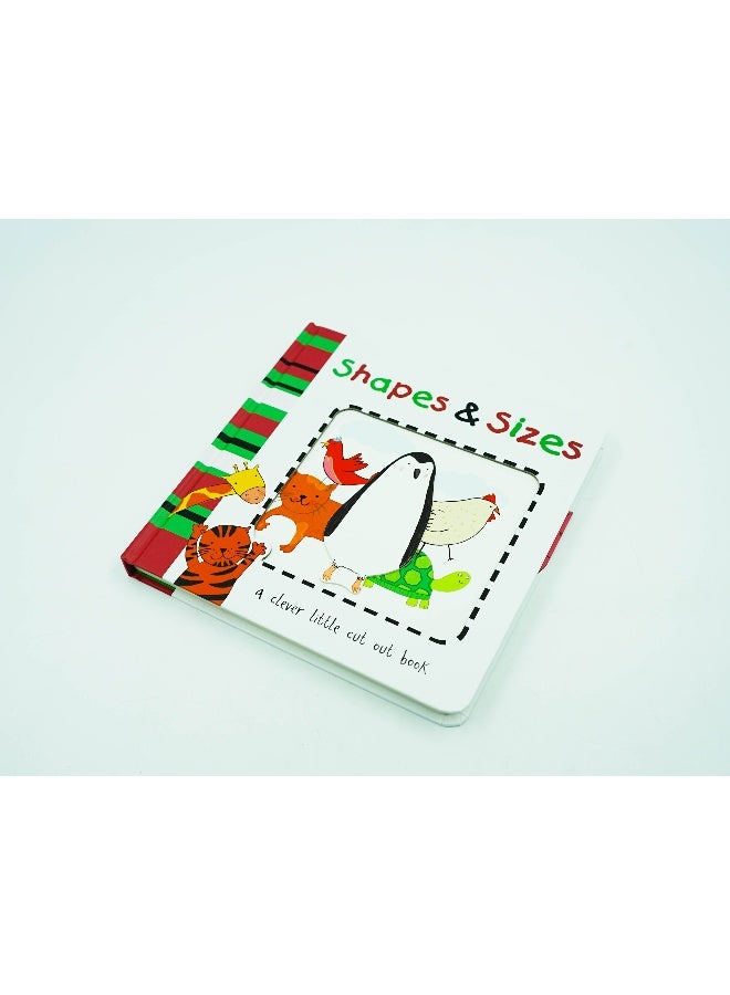 Cut Out Board Books - Shapes And Sizes Board Book English by North Parade - Image 1