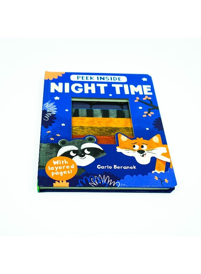 Peek Inside: Night Time Board Book English - 2019 - Image 1