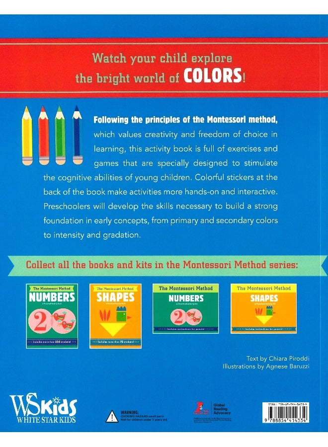 The Montessori Method : Colors A Preschool Activity Book Paperback English - Image 2