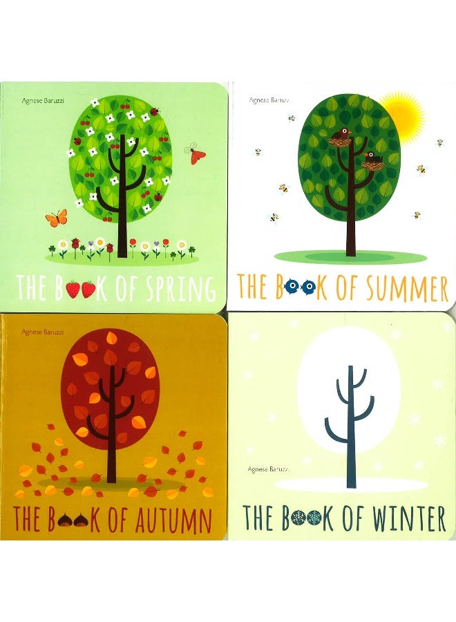 Books Of Seasons (Set Of 4 Books) Board Book English - Image 1