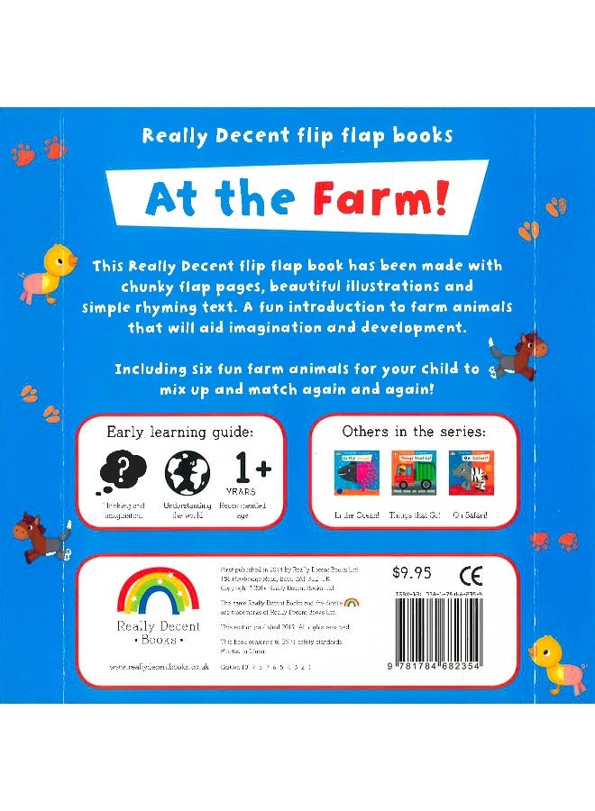 Flip Flap - At The Farm Board Book English by Really Decent Books - Image 2