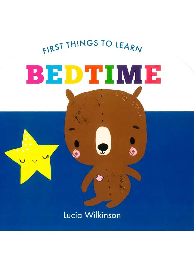 First Things To Learn : Bedtime Board Book English by Lucia Wilkinson - Image 1