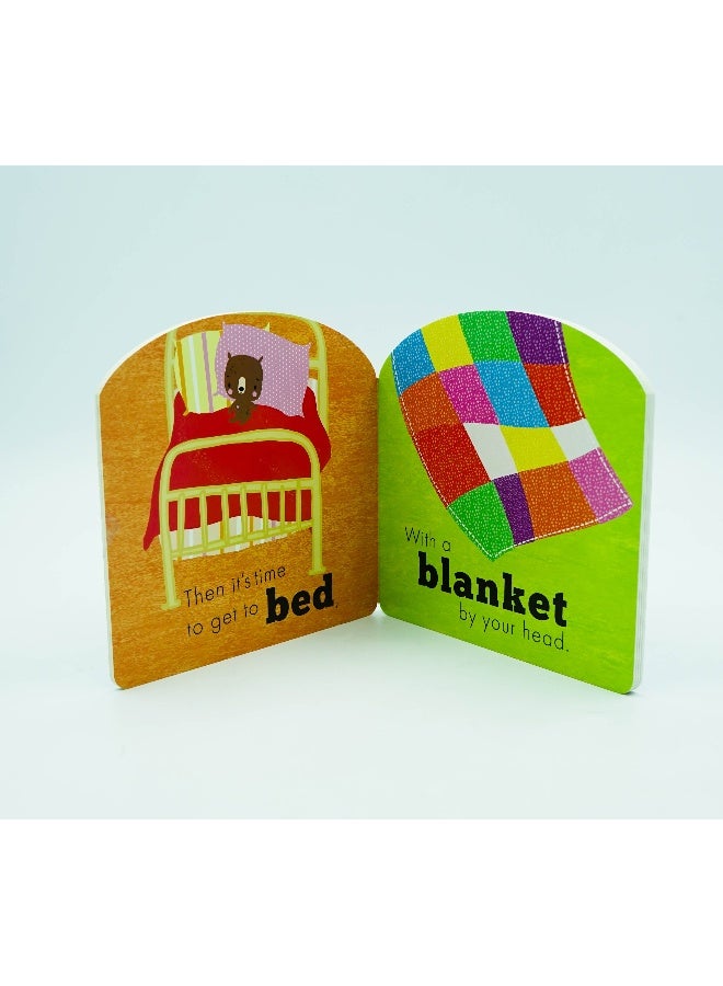 First Things To Learn : Bedtime Board Book English by Lucia Wilkinson - Image 4