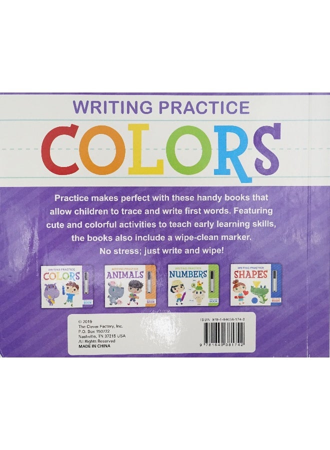 Writing Practice: Colors Board Book English - Image 2