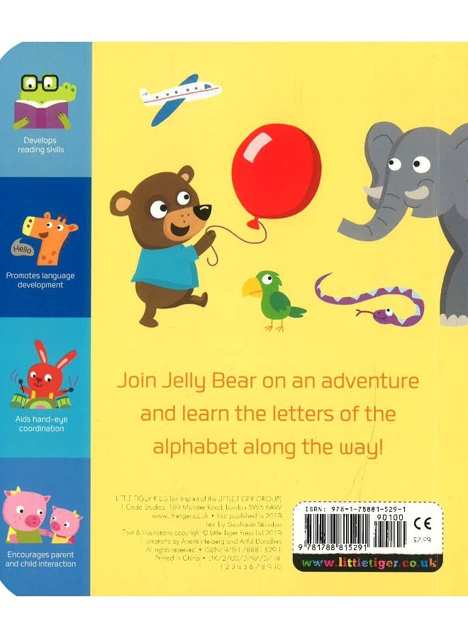 Jelly Bear: I Know My Alphabet Board Book English - Image 2