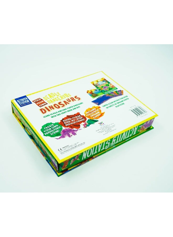 Fold Your Own Deadly Dangerous Dinosaurs Paperback English - 10 Sep 2018 - Image 2