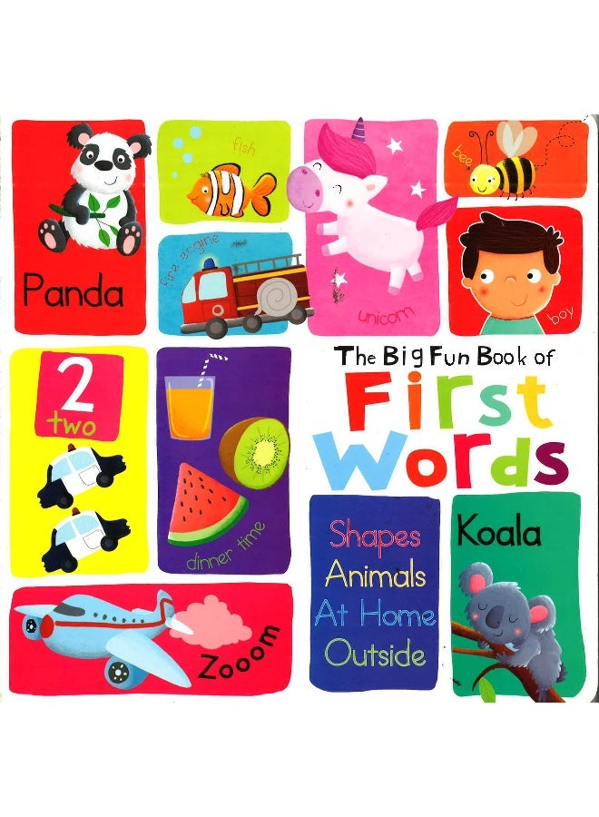 The Big Fun Book Of First Words Hardcover English - 2017 - Image 1