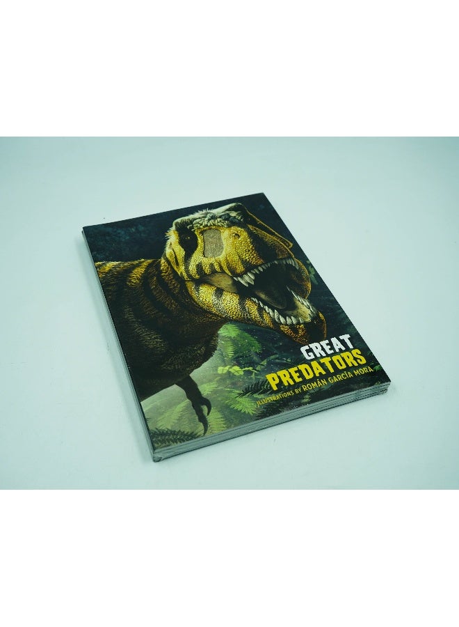 Great Predators, Herbivores Dinosaurs, Armored Dinosaurs, Aquatic Reptiles (Set Of 4 Books) Paperback English by Giuseppe Brillante - Image 1