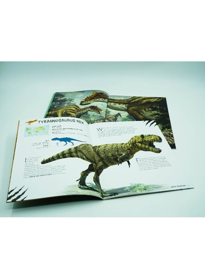Great Predators, Herbivores Dinosaurs, Armored Dinosaurs, Aquatic Reptiles (Set Of 4 Books) Paperback English by Giuseppe Brillante - Image 5