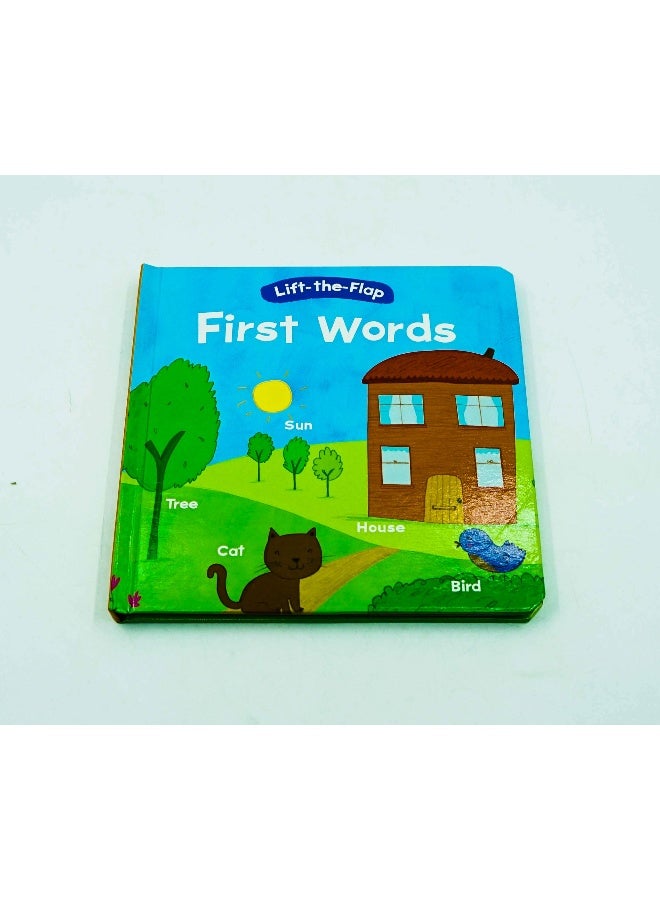 Lift-The-Flap: First Words Board Book English by Kelly Caswell - Image 1