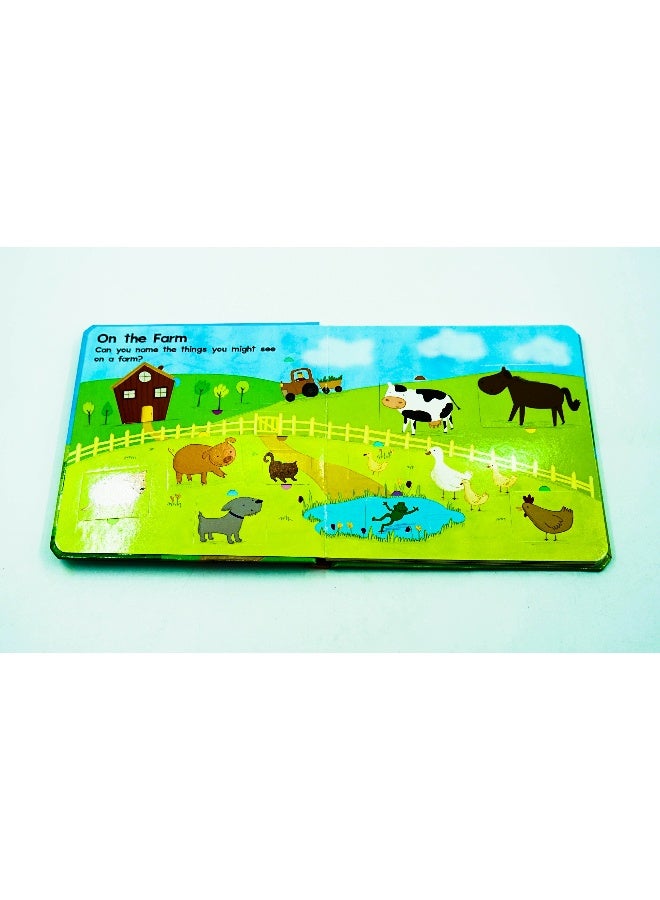 Lift-The-Flap: First Words Board Book English by Kelly Caswell - Image 3
