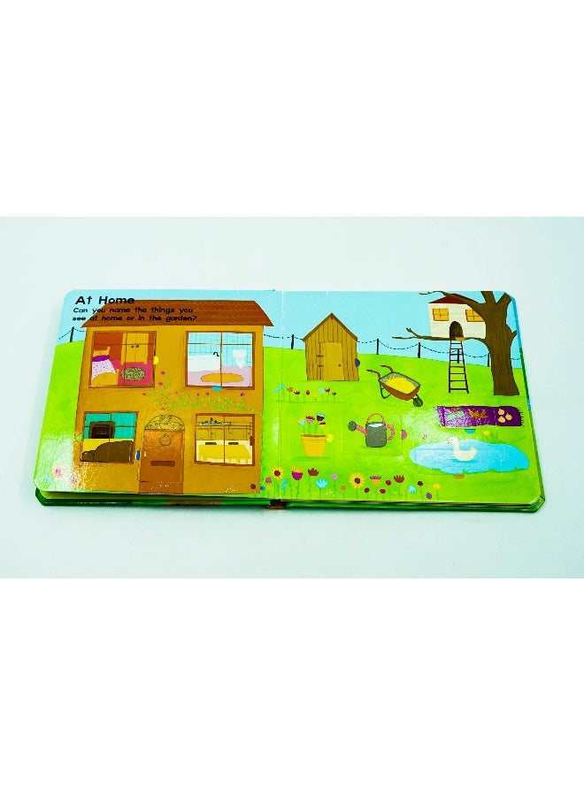 Lift-The-Flap: First Words Board Book English by Kelly Caswell - Image 4