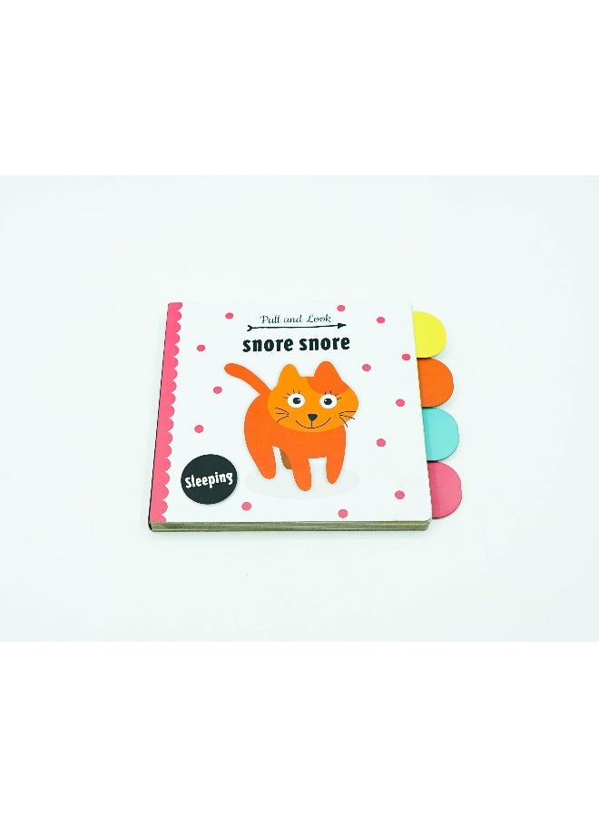 Pull And Look: Snore Snore Board Book English - Image 1