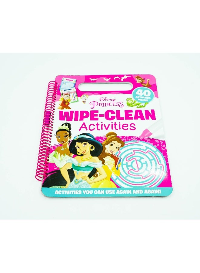 Disney Princess: Wipe-Clean Activities Spiral Bound English - Image 1
