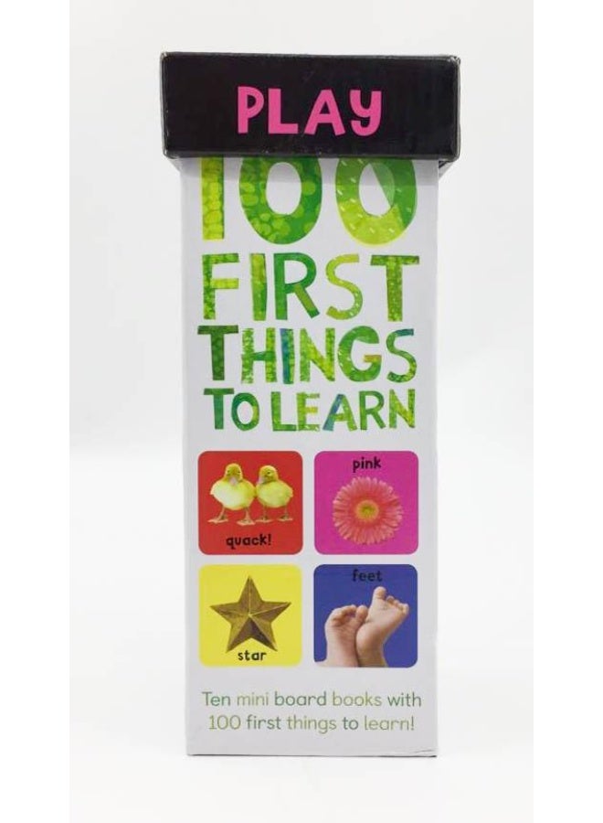 100 Things To Learn (Set Of 10 Tower Book) Board Book English - Image 1