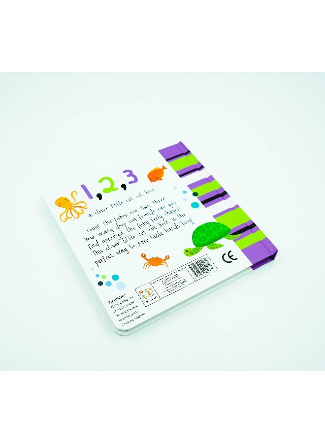 1, 2, 3: A Clever Littel Cut Out Book Board Book English - Image 2