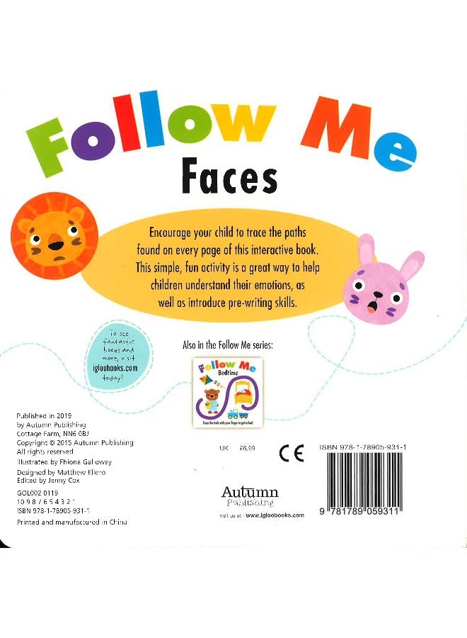 Follow Me Faces: Touch, Trace And Learn All About Feelings Board Book English - 01 Feb 2019 - Image 2