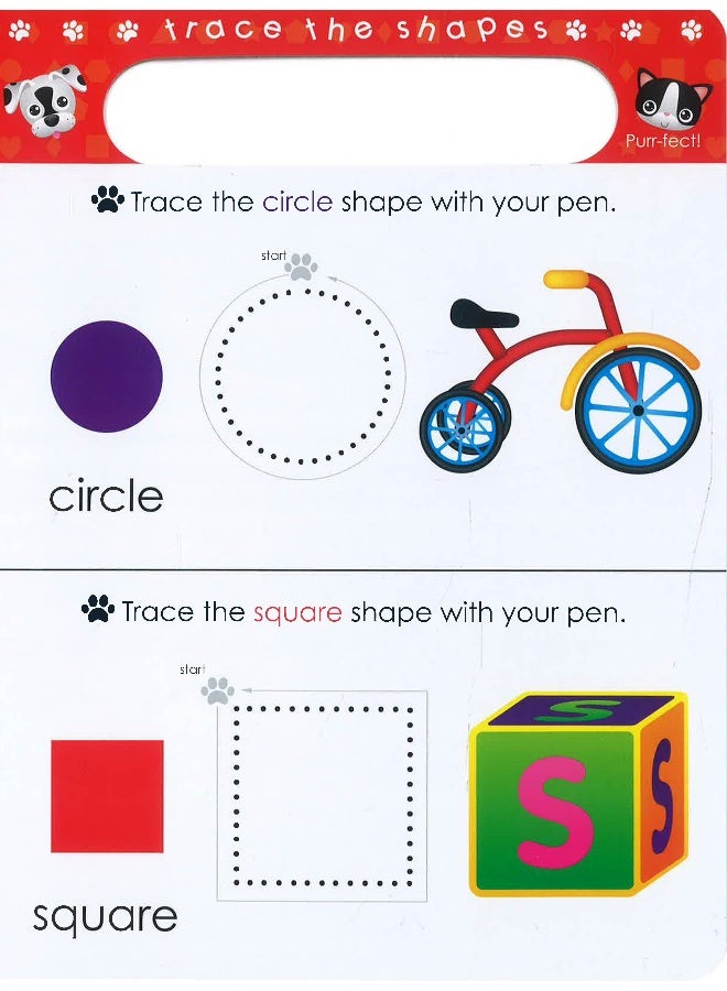 Little Learning Write And Wipe: Shapes, Opposites And More Hardcover English - Image 3