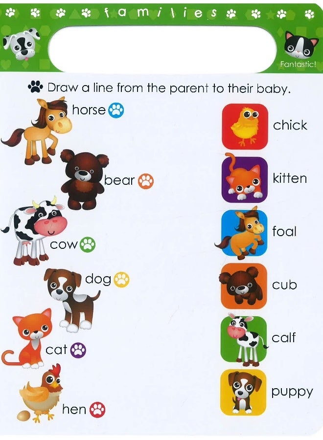 Little Learning Write And Wipe: Shapes, Opposites And More Hardcover English - Image 5