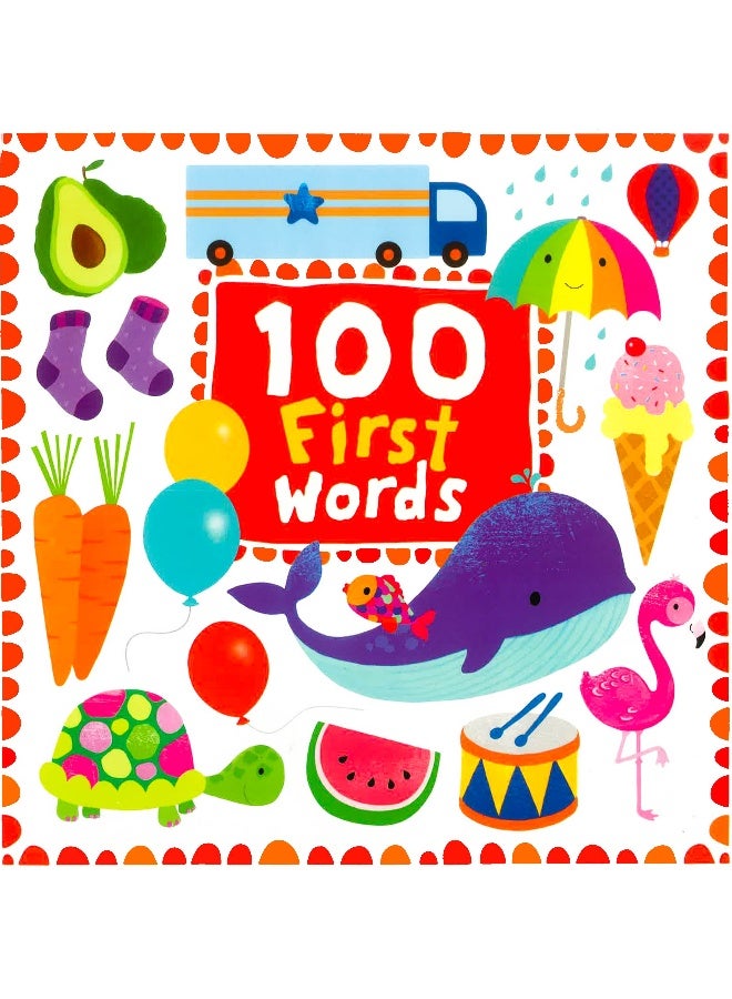 100 First Words Board Book English - 1st January 2019 - Image 1