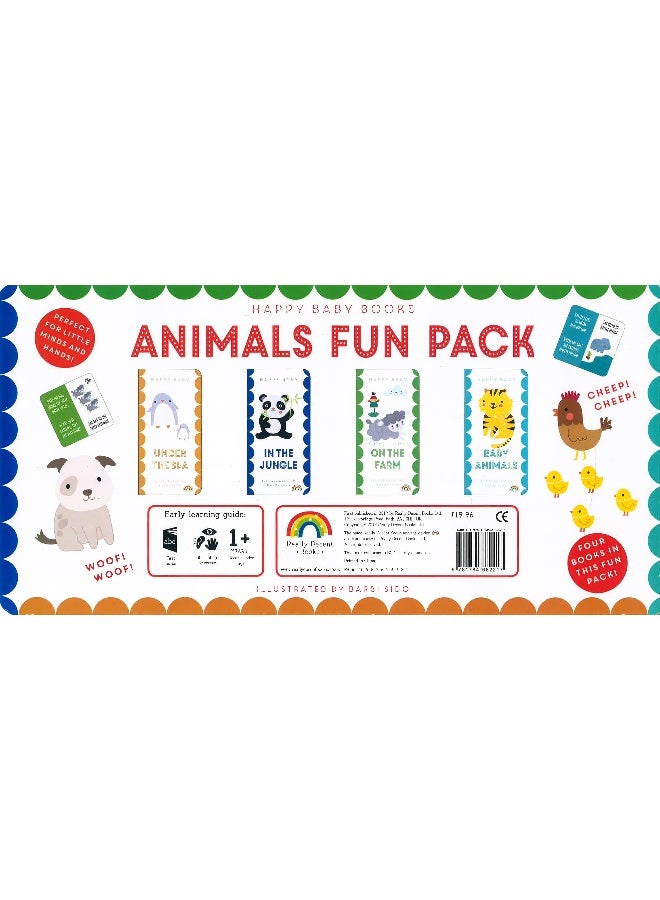 Happy Baby Books Animals Fun Pack (4 Books) Board Book English by Barbi Sido - 15 March 2019 - Image 2