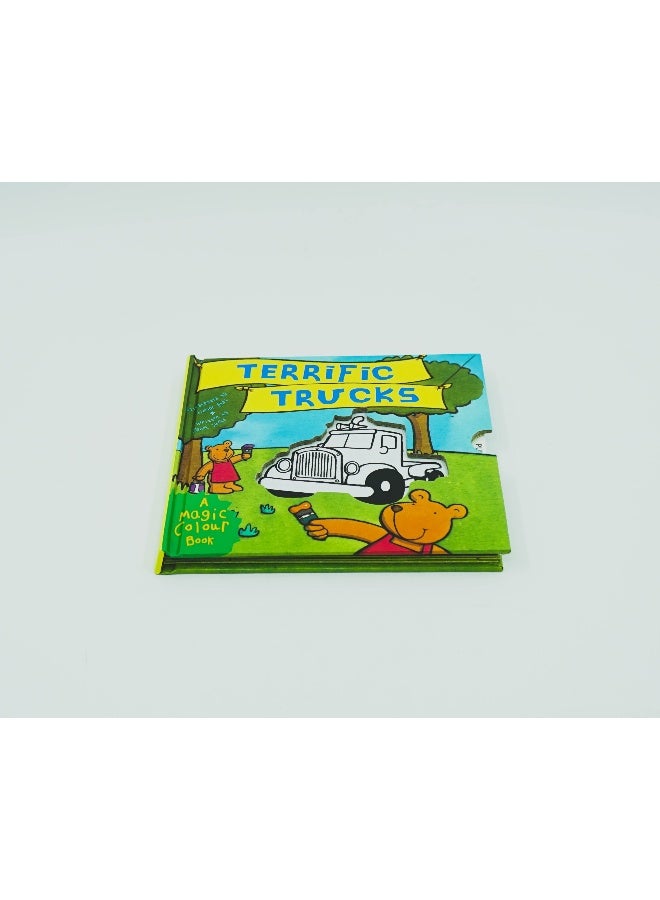 Terrific Trucks: A Magic Colour Book Board Book English by Janet Sacks - 01 Jan 2018 - Image 1