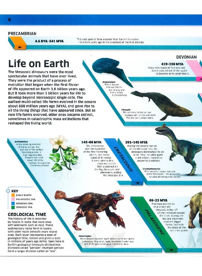 Knowledge Encyclopedia Dinosaur! Hardcover English - Image 4