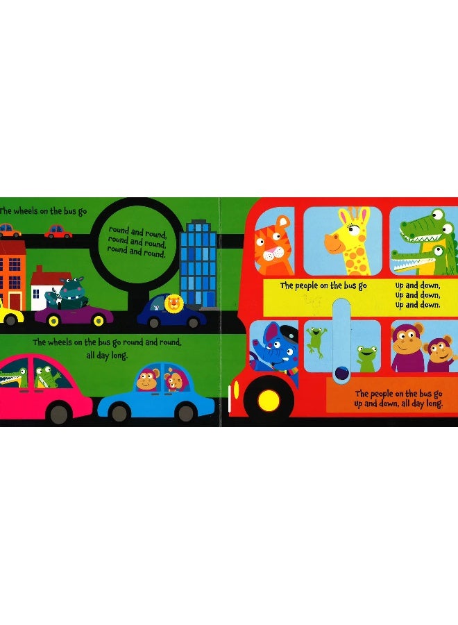 The Wheels On The Bus: Surprises To Push, Pull And Pop Inside Board Book English - 01 May 2019 - Image 3
