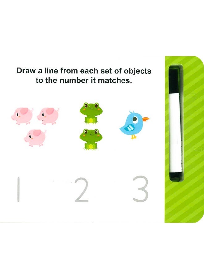 Writing Practice Numbers: Wipe-Clean Book Board Book English - Image 4