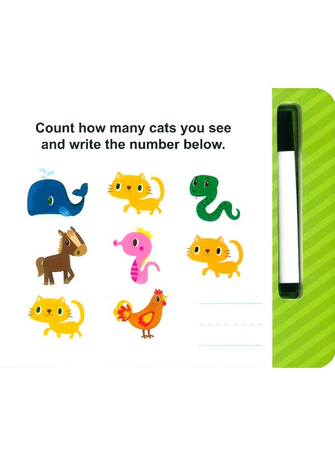 Writing Practice Numbers: Wipe-Clean Book Board Book English - Image 5