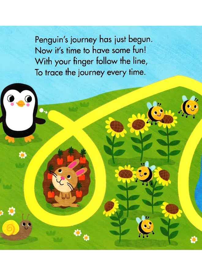 Follow Me: Animal Adventure: Trace The Trails With Your Finger To Get Home Board Book English - 1 Feb 2019 - Image 3